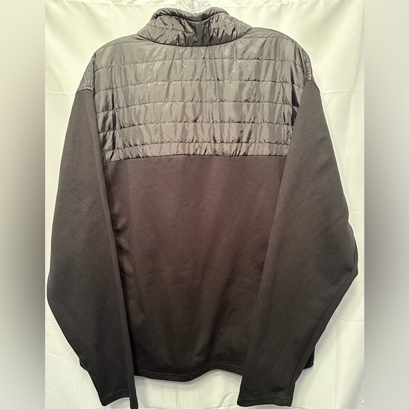 Eddie Bauer Sweatshirt Mens XL Black Fleece 1/4 Zip Pullover Gorpcore Hiking - Picture 7 of 9